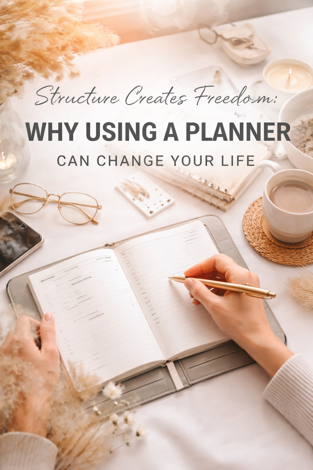 Structure Creates Freedom: Why Using a Planner Can Change Your Life