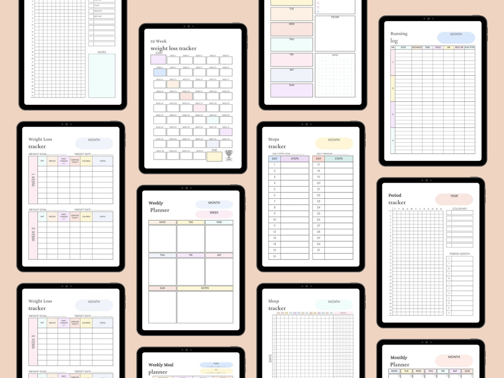 Ultimate Fitness Planner & Workout Tracker